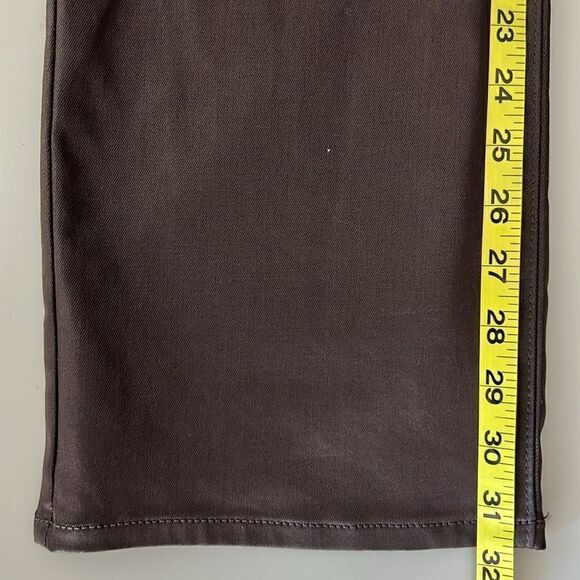 NWOT NYDJ Uplift Coated Marilyn Straight Jeans In Eggplant Coated Size 18 W - Picture 12 of 14